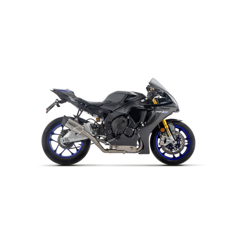 Arrow Exhaust Half System | Indy Race EVO Titanium Silencer + Titanium Link Pipe 60mm | Yamaha R1 (2015-2025) Arrow Exhaust Half System | Indy Race EVO Titanium Silencer + Titanium Link Pipe 60mm | Yamaha R1 (2015-2025)