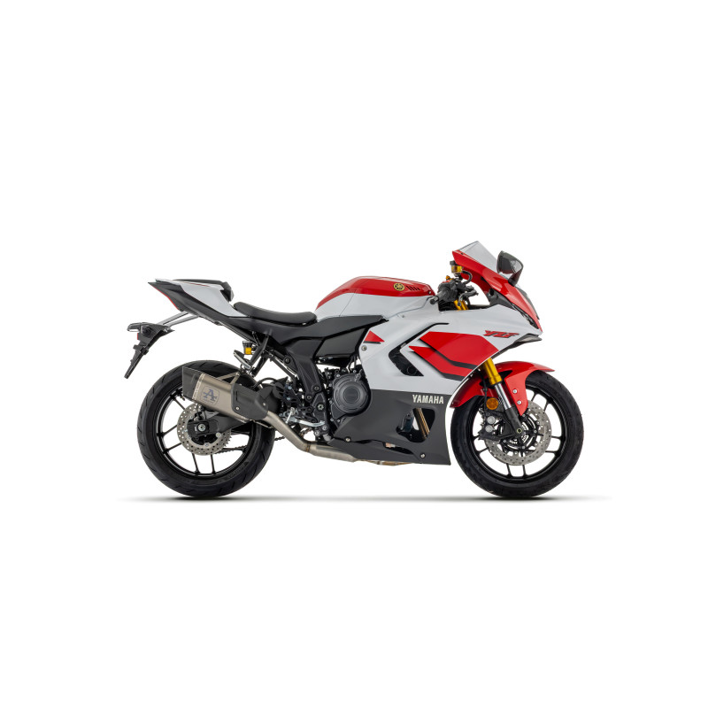 Arrow Competition EVO Full Titanium Exhaust System + Pista Silencer | Yamaha YZF-R7 (2025)
