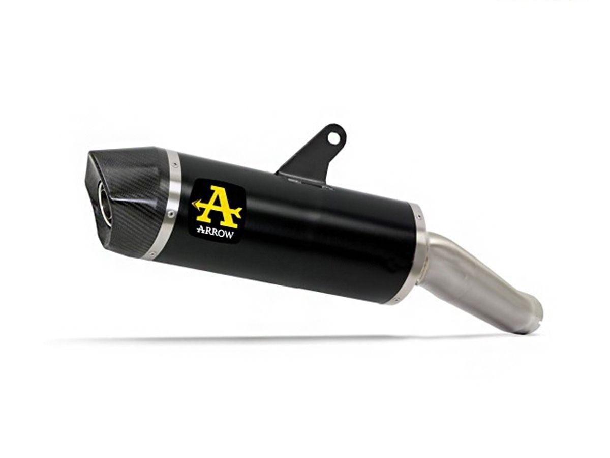 Arrow Indy Race Aluminum DARK Exhaust Silencer | Yamaha | Tenere 700 (2025)