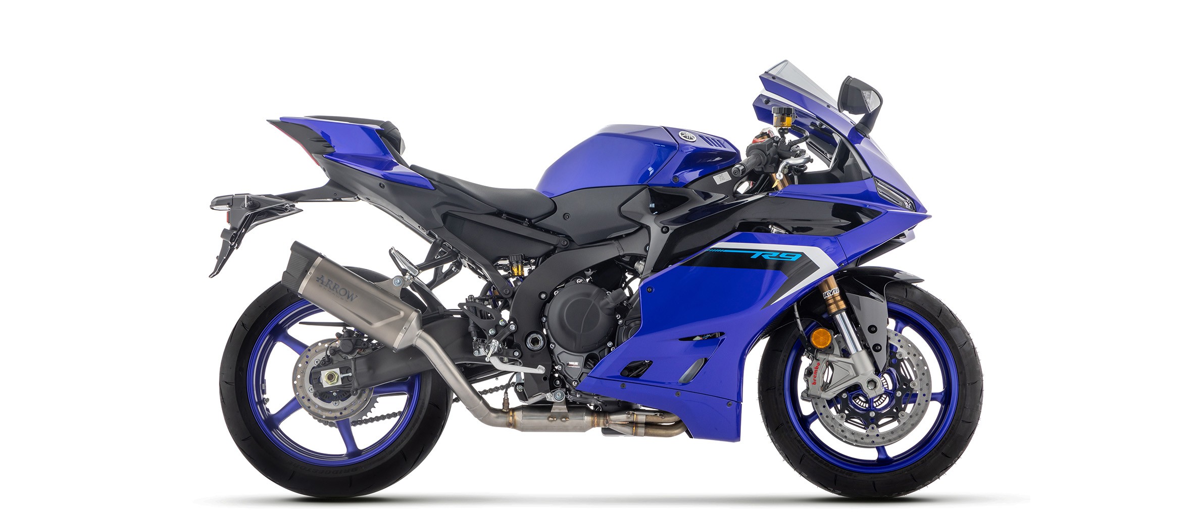 Arrow Indy Race EVO Titanium Silencer Exhaust w/ CF End Cap | Yamaha YZF-R9 (2025)