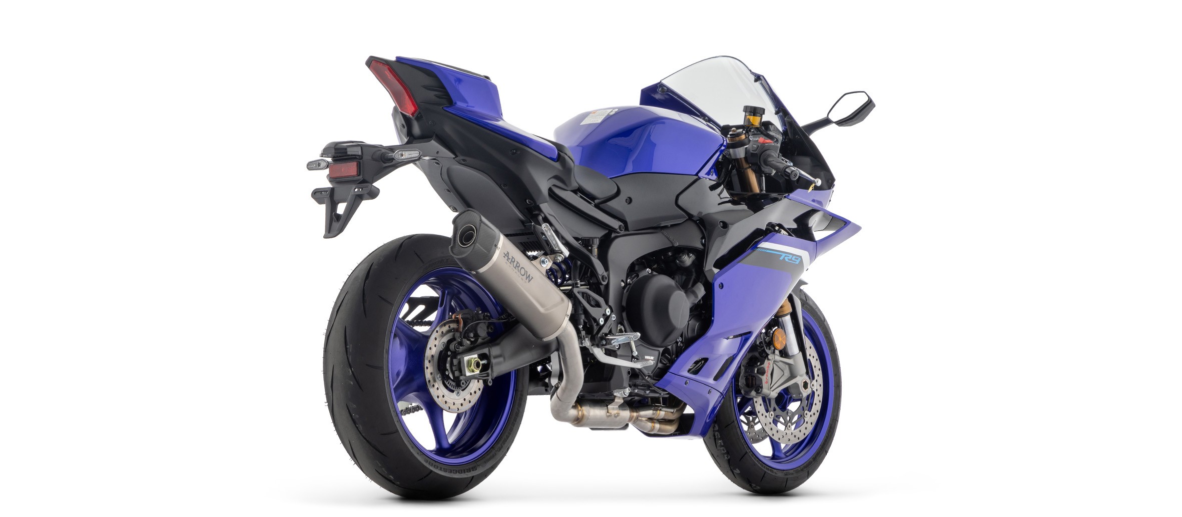 Arrow Racing Full Exhaust + Indy Race EVO Titanium Silencer w/ CF End Cap | Yamaha YZF-R9 (2025)