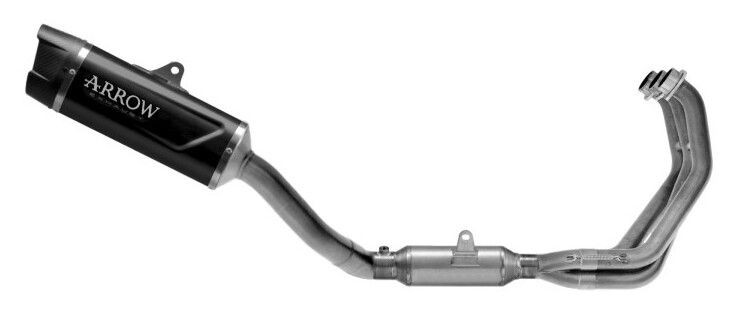 Arrow Racing Full Exhaust + Indy Race EVO DARK Titanium Silencer w/ CF End Cap | Yamaha YZF-R9 (2025)