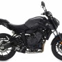 Arrow Aluminium Thunder " Dark " Silencer For Arrow Collectors For 2021 Yamaha MT - 07