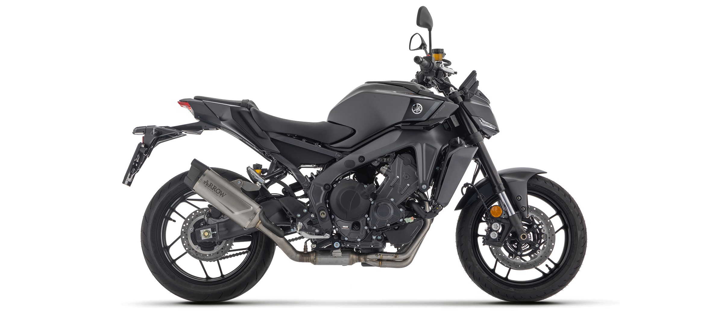 Arrow Full System | Indy Race EVO Titanium Silencer w/ Carbon End Cap | Yamaha MT-09 / SP (2024-2025)
