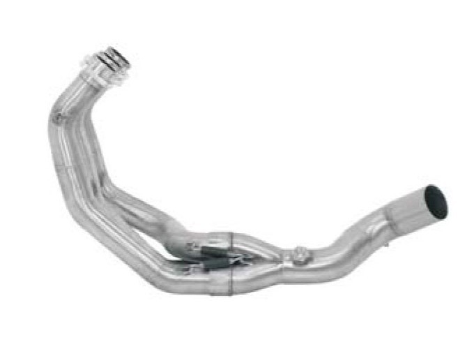 Arrow Street Thunder Full Exhaust System w/ Dark Aluminum / Carbon Fiber Muffler - Yamaha FZ-09 / MT-09