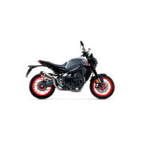 Arrow Racing Titanium WORKS Silencer with CF end cap - Yamaha MT-09 (2021-2023)