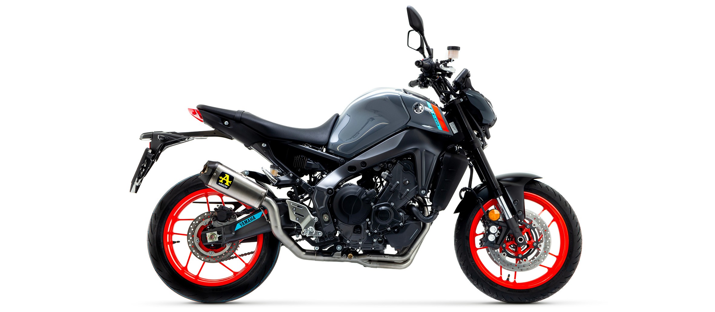 Arrow Racing Stainless Steel Collectors for Works silencer - HIGH mount  - Yamaha MT-09 (2021-2023)