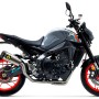 Arrow Racing Titanium WORKS Silencer with CF end cap - Yamaha MT-09 (2021-2023)