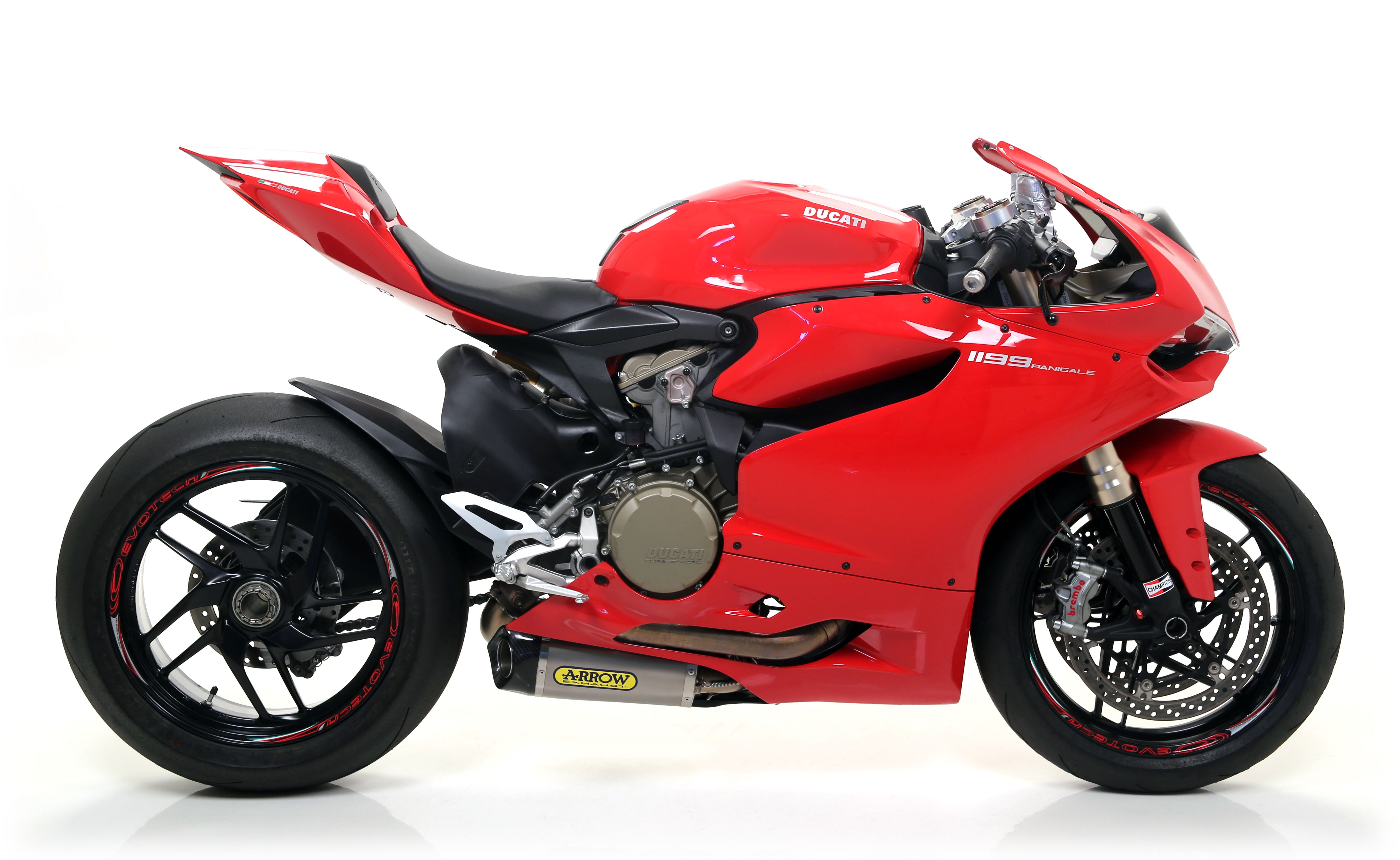 Arrow Titanium Works Slip Ons - 1199 Ducati Panigale