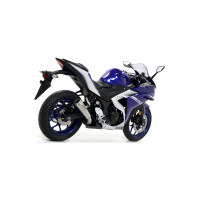 Arrow Pro Race Dark Nichrom Slip-On Muffler for 2015-2018 Yamaha YZF-R3
