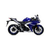 Arrow Pro Race Dark Nichrom Slip-On Muffler for 2015-2018 Yamaha YZF-R3