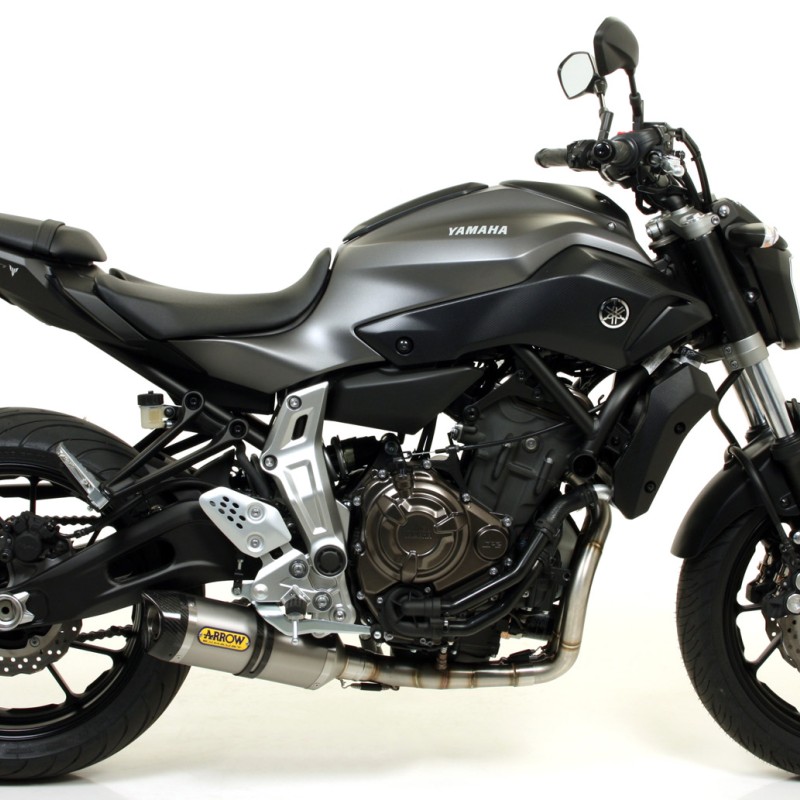 Arrow Thunder Low Mount Full Exhaust System with Titanium Canister