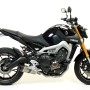 Arrow  Street Thunder Full Exhaust System with Titanium Canister / Carbon End Cap - Yamaha FZ-09 / MT-09