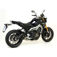 Arrow  Street Thunder Full Exhaust System with Titanium Canister / Carbon End Cap - Yamaha FZ-09 / MT-09