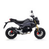 Arrow Dark Nichrom X-Kone Slip-On Muffler for 2016+ Honda MSX125SF Grom