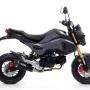 Arrow Dark Nichrom X-Kone Slip-On Muffler for 2016+ Honda MSX125SF Grom