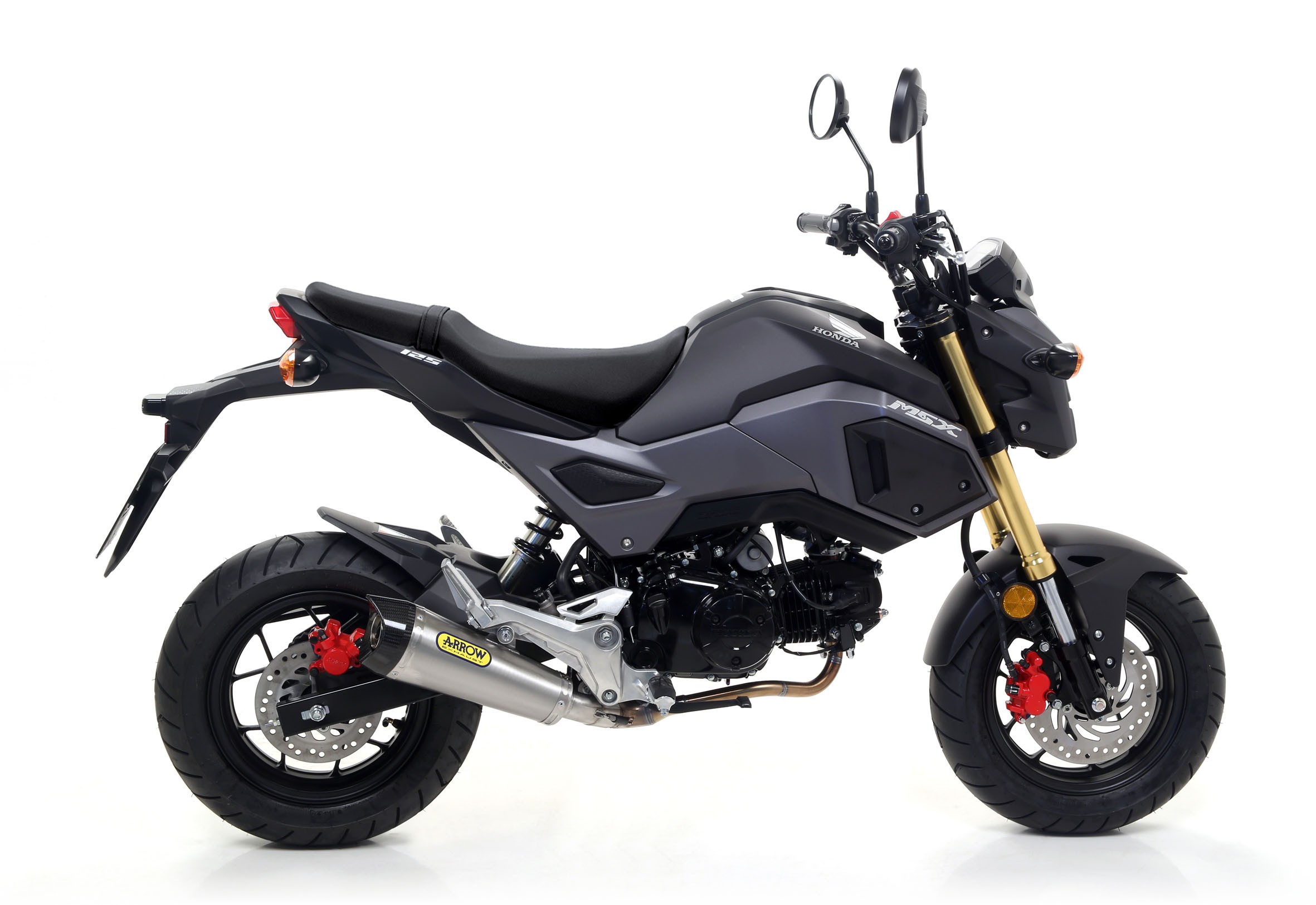 Arrow Nichrom X-Kone Slip-On Muffler for 2016+ Honda MSX125SF Grom