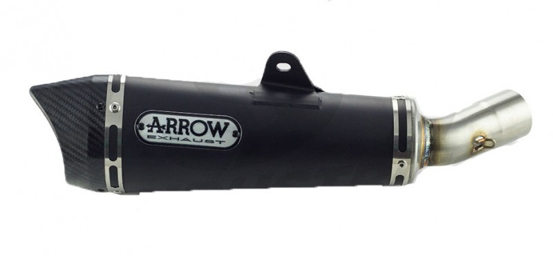 Arrow Dark Nichrom X-Kone Slip-On Muffler for 2016+ Honda MSX125SF Grom