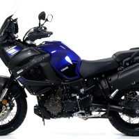 Arrow Maxi Race-Tech aluminium "Dark" Silencer With Carby End Cap Yamaha XT 1200Z Super Ténéré 2010 / 2020