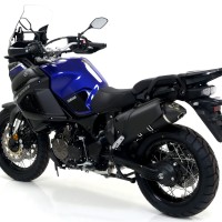Arrow Maxi Race-Tech aluminium "Dark" Silencer With Carby End Cap Yamaha XT 1200Z Super Ténéré 2010 / 2020 Arrow Maxi Race-Tech aluminium "Dark" Silencer With Carby End Cap Yamaha XT 1200Z Super Ténéré 2010 / 2020