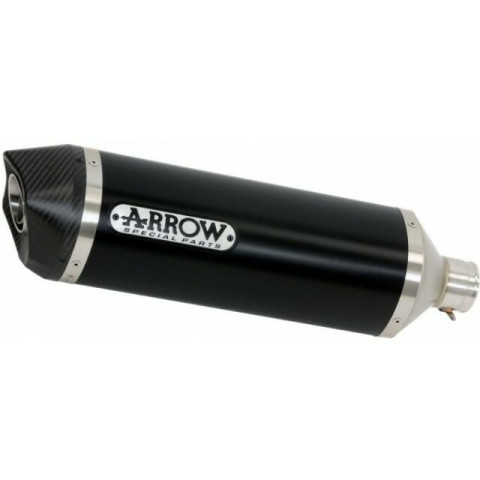 Arrow Race-Tech Aluminum Dark Slip On Muffler - 2019 Kawasaki Z400