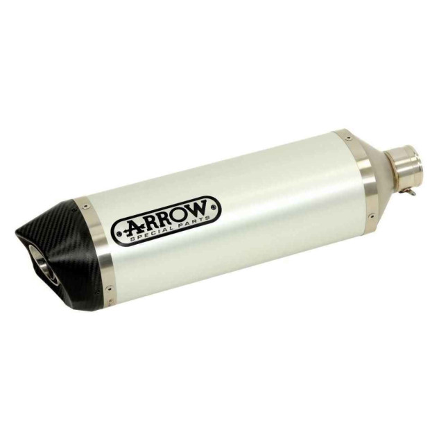 Arrow Race-Tech Aluminum Slip On Muffler w/ Carbon Fiber End Cap - 2019 KTM 690 SMC R