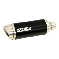 Arrow Thunder Aluminum Dark Slip On Muffler - 2017-2019 KTM RC390