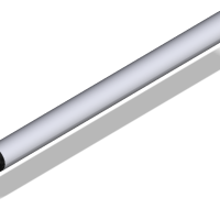 Attack Performance Handlebar Tube, With Ends, Silver, 260mm Attack Performance Handlebar Tube, With Ends, Silver, 260mm