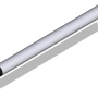 Attack Performance Handlebar Tube, With Ends, Silver, 260mm
