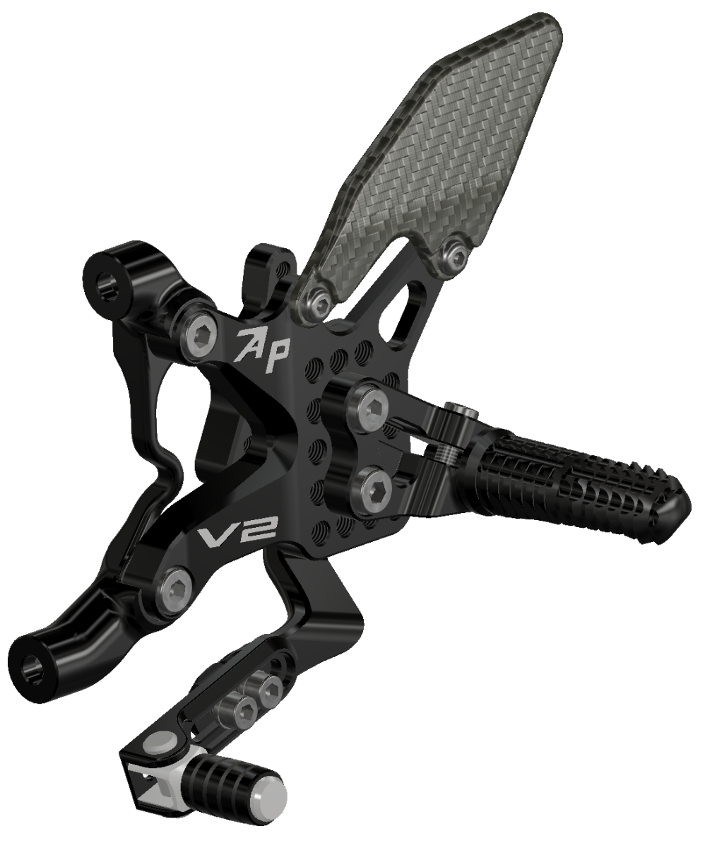 Attack Performance Rearset Kit | Ducati V2 (2020-2024)