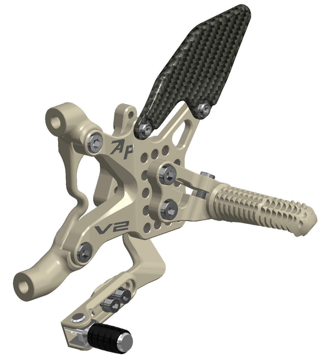 Attack Performance Rearset Kit | Ducati V2 (2020-2024)