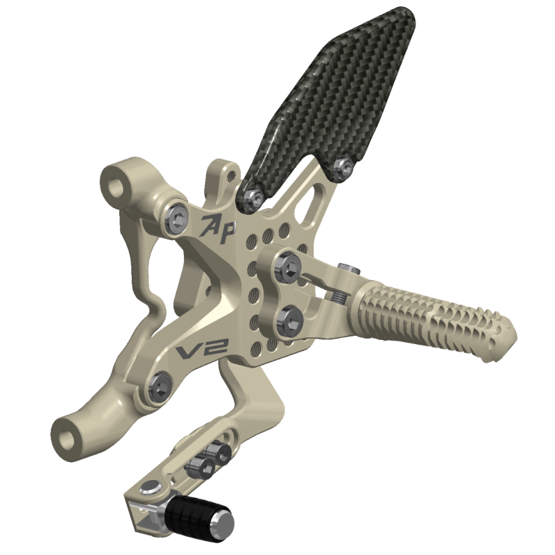Attack Performance Rearset Kit | Ducati V2 (2020-2024)
