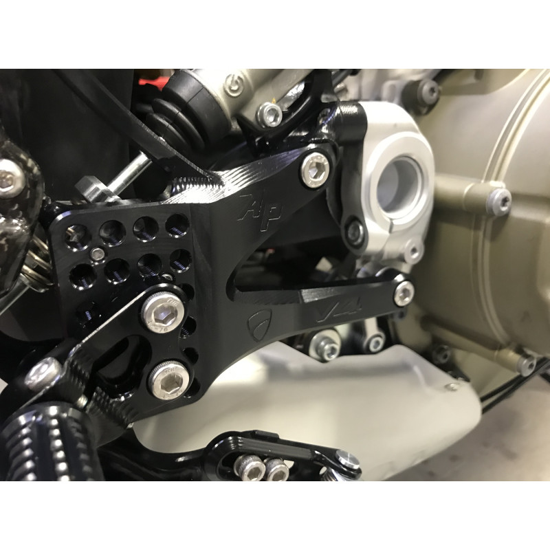 Attack Performance Billet Aluminum Adustable Rearsets for Ducati V4 Panigale