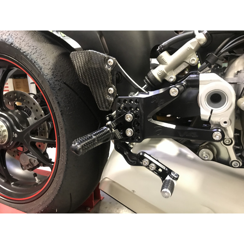 Attack Performance Billet Aluminum Adustable Rearsets for Ducati V4 Panigale
