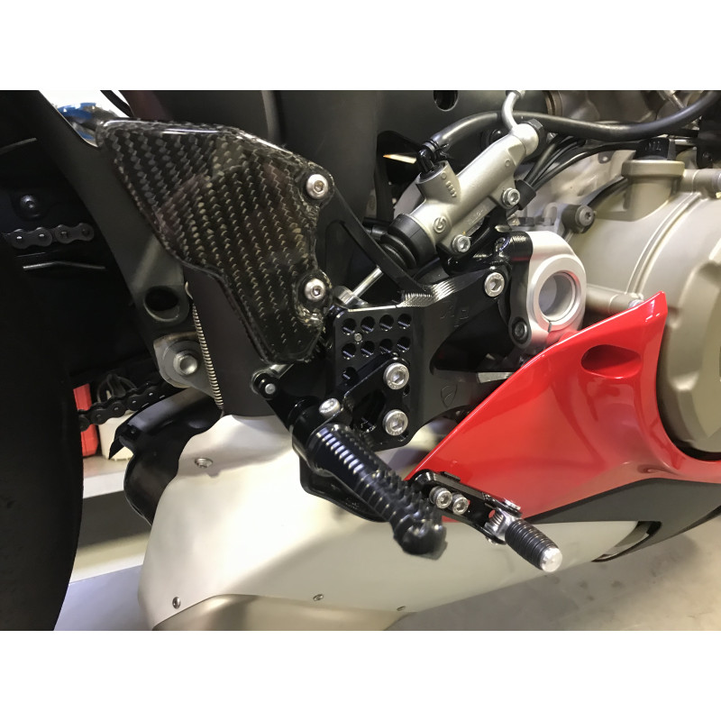 Attack Performance Billet Aluminum Adustable Rearsets for Ducati V4 Panigale
