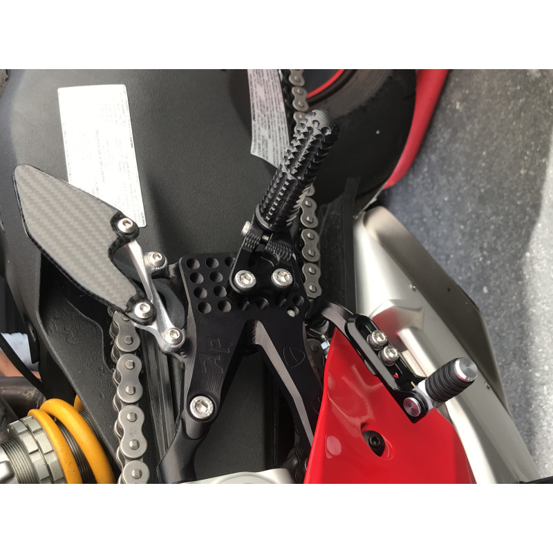Attack Performance Billet Aluminum Adustable Rearsets for Ducati V4 Panigale