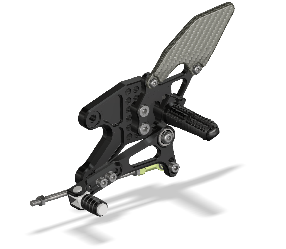 Attack Performance Rearset Kit - Yamaha YZF- R7 (2022-2023)