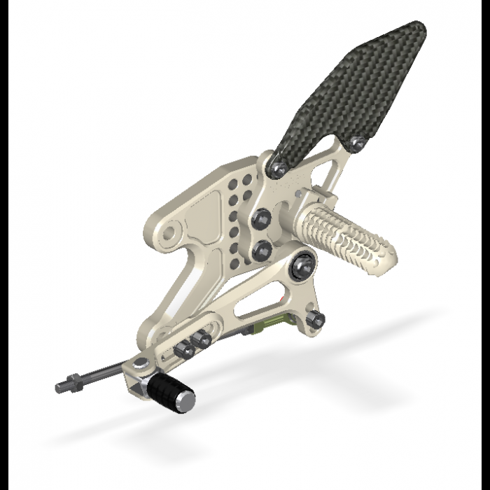 Attack Performance Rearset Kit - Yamaha YZF- R7 (2022-2023)