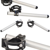 Attack Performance 50-55mm Clip Ons - Black / Gold
