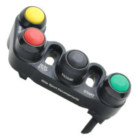 Bike Sport Developments - 4 Function Switch - Handlebar Mount | Stop>Run / Start / Home / Rain | Triumph 765 RS R (2017-)