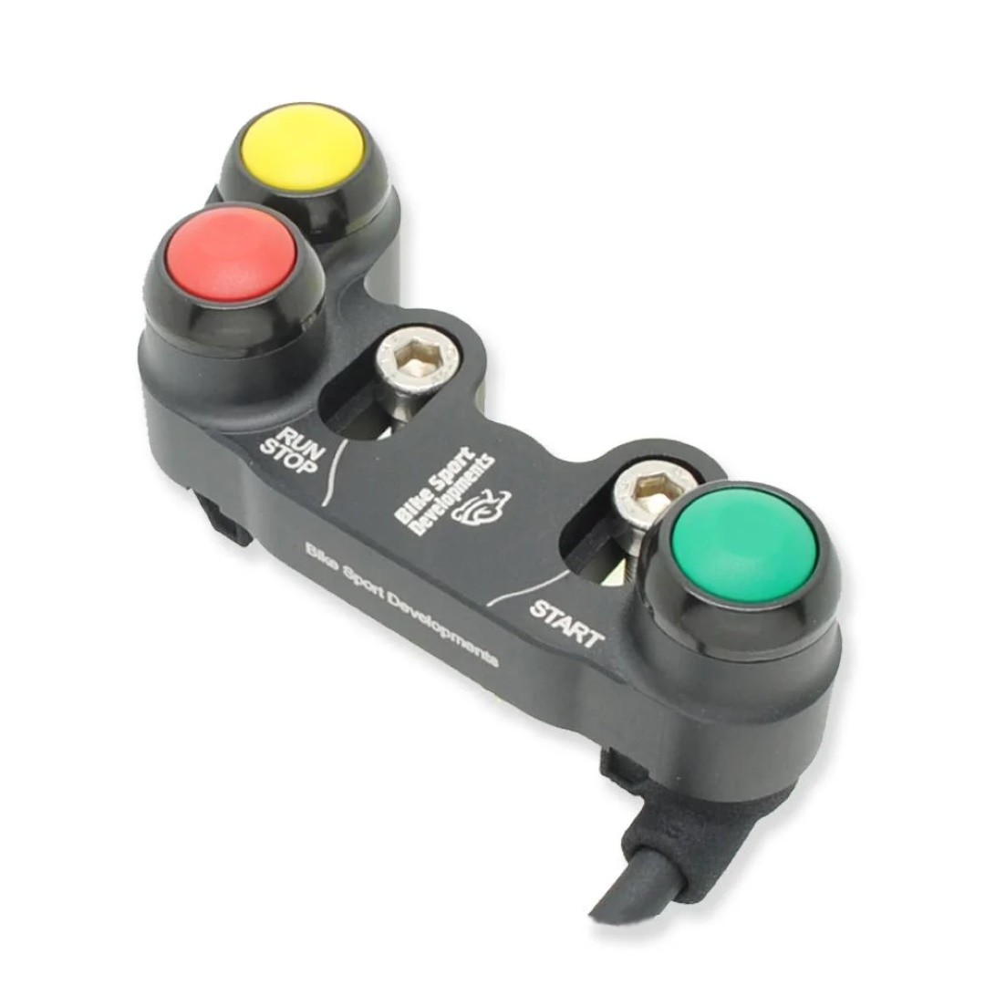 Bike Sport Developments - Plug & Play Right Button Pod - Brake Clamp Mount - 2019 Kawasaki ZX-6R