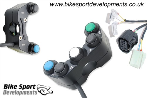 Bike Sport Developments - Plug & Play Left Side Button Pod - 2020 Yamaha YZF-R1 w/ YEC Kit Harness