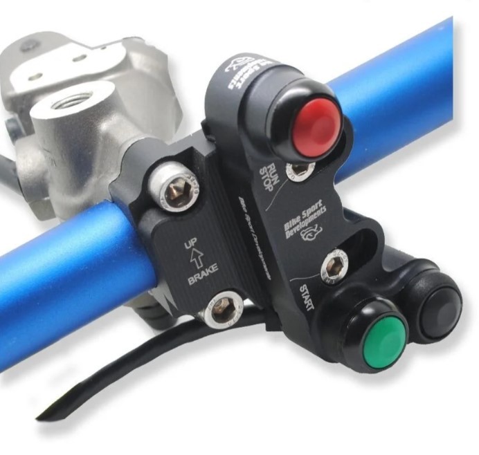 Bike Sport Developments - 3 Function Switch - Brake Mount | Stop / Run Start/ Select | Kawasaki ZX-4RR (2023)