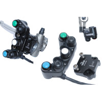 Bike Sport Developments - New Style Mount Yamaha 2015+ YZF-R1 / R1M / R1S Left Side Button Pod - Plug and Play - YEC HARNESS / ECU