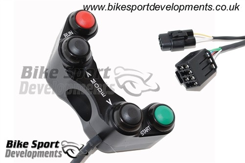 Bike Sport Developments - Plug & Play Right Side Button Pod - 06-18 Suzuki GSX-R600 / 750 - 07-16 GSX-R1000