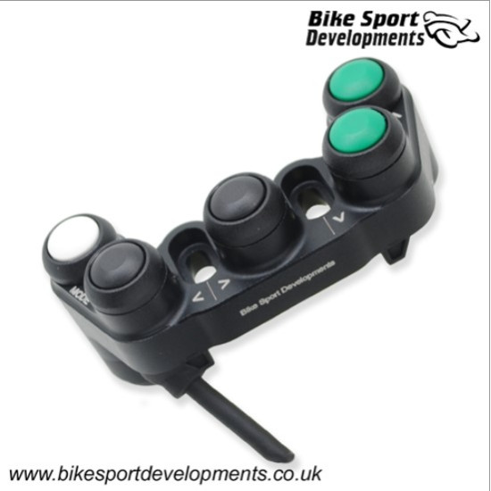 Bike Sport Developments -Standard ECU 6 Function Bar Clamp Mount - Multifunction Honda CBR1000RR 2020 - 2021