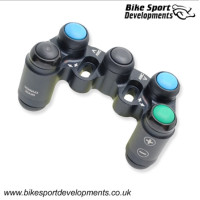 Bike Sport Developments -7 Button Dual mode race switch - Bar Clamp Mount Aprilia RSV4 1000 / 1100 2017 - 2021 Bike Sport Developments -7 Button Dual mode race switch - Bar Clamp Mount Aprilia RSV4 1000 / 1100 2017 - 2021