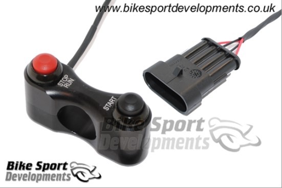 Bike Sport Developments - 2 Button Race / Track Handlebar switch Stop / Run / Start Aprilia RSV4 1000 / 1100 2009 - 2021