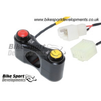 Bike Sport Developments - Plug & Play Left Side Button Pod - Yamaha 08-16 YZF-R6 - YEC Kit Harness