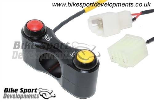 Bike Sport Developments - Plug & Play Left Side Button Pod - Yamaha 08-16 YZF-R6 - YEC Kit Harness